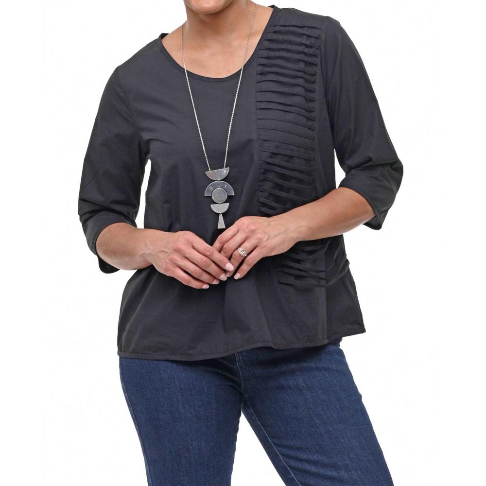 NEW TULIP CLOTHING glynn blouse in black